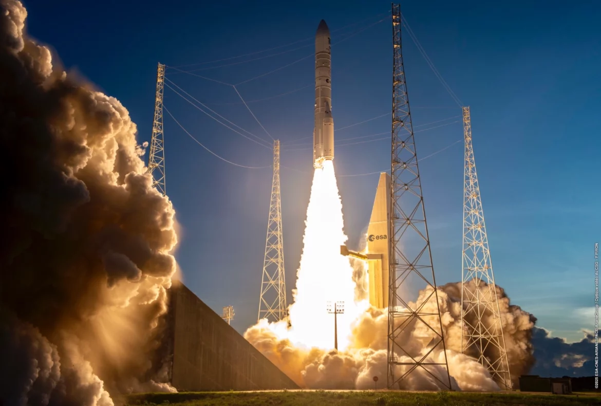 Ariane 6 - Source CNESESAArianespaceOptique vidéo du CSG - P. PIRON