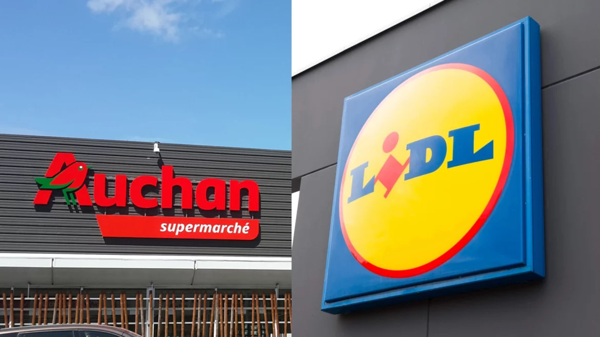 Auchan Lidl - Restructuration grande distribution française