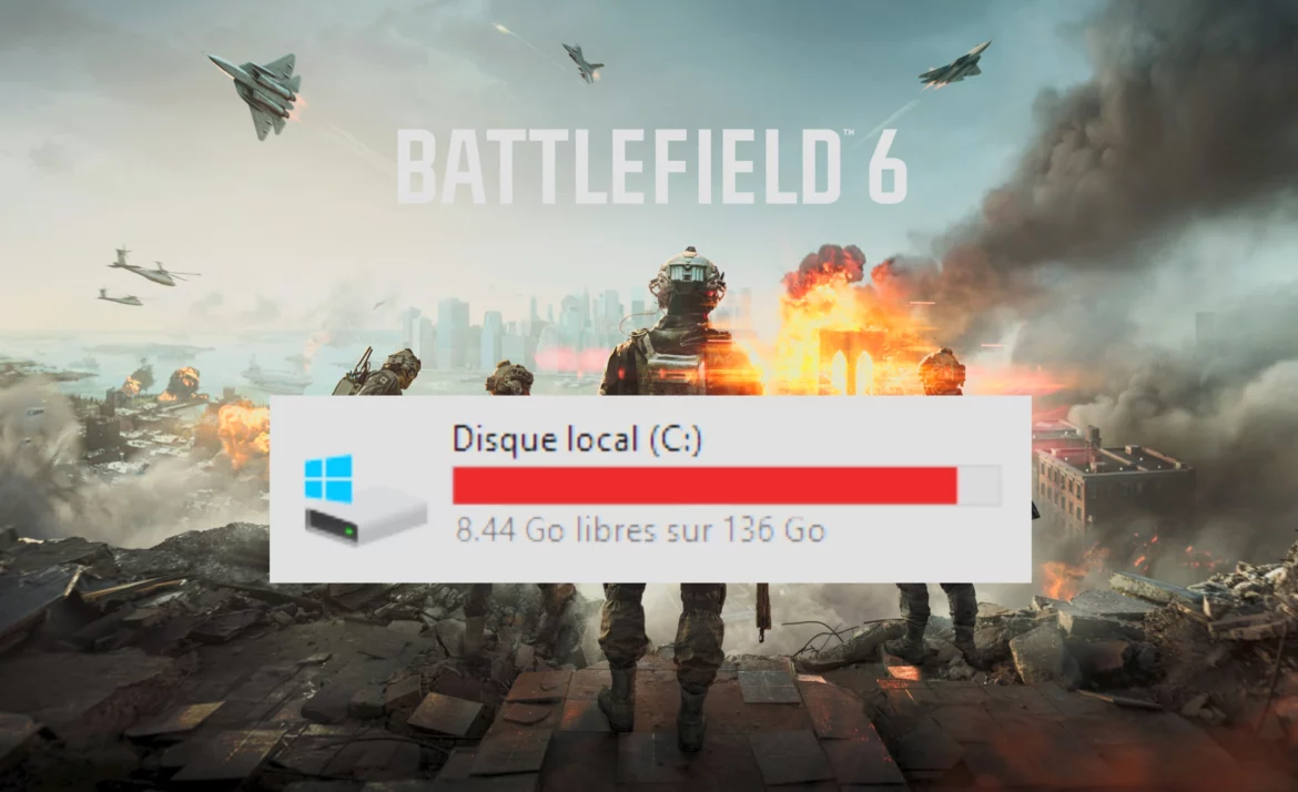Battlefield 6 désinstaller campagne - espace stockage disque