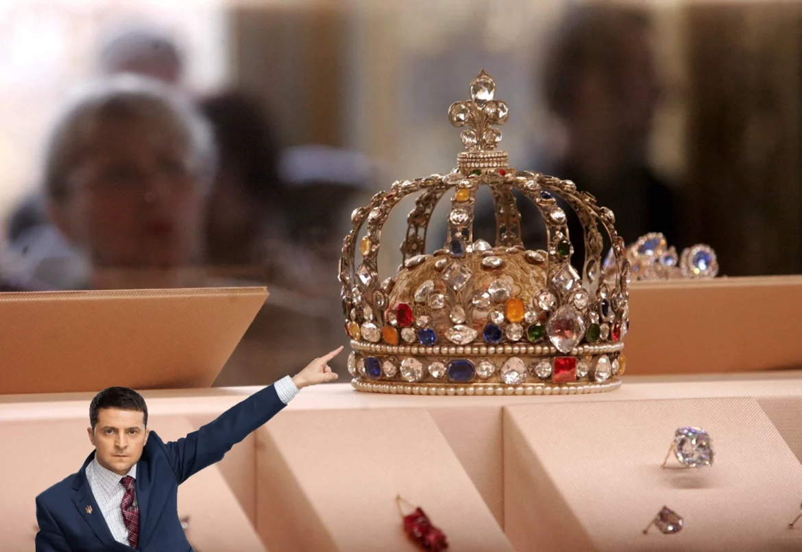 Bijoux du Louvre désinformation russe - Zelensky