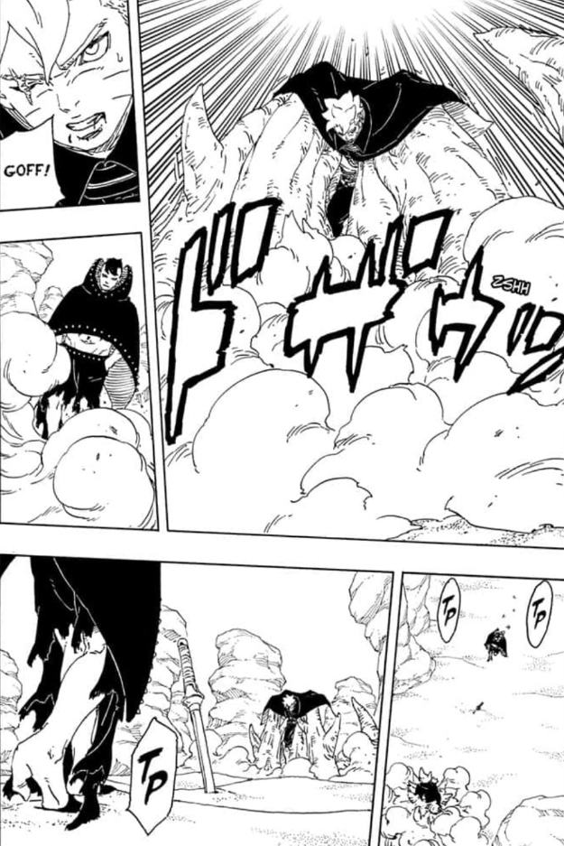 Boruto Two Blue Vortex Chapitre 22 le duel fatal contre Jura