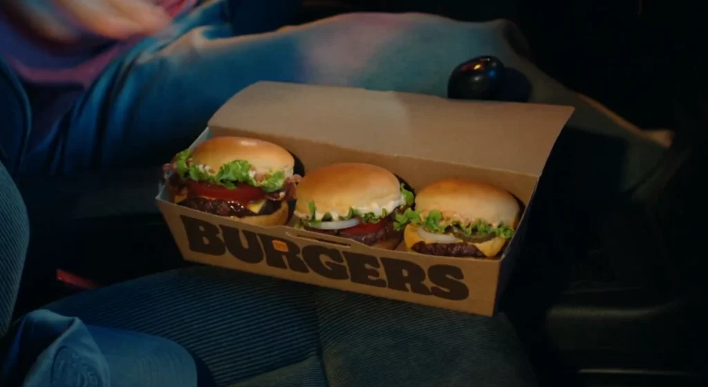 Box Baby Burgers Burger King