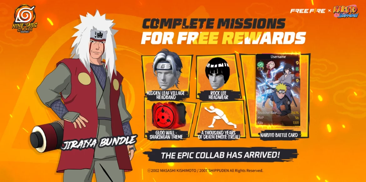 Bundle Jiraiya Free Fire Bundle Jiraiya Free Fire