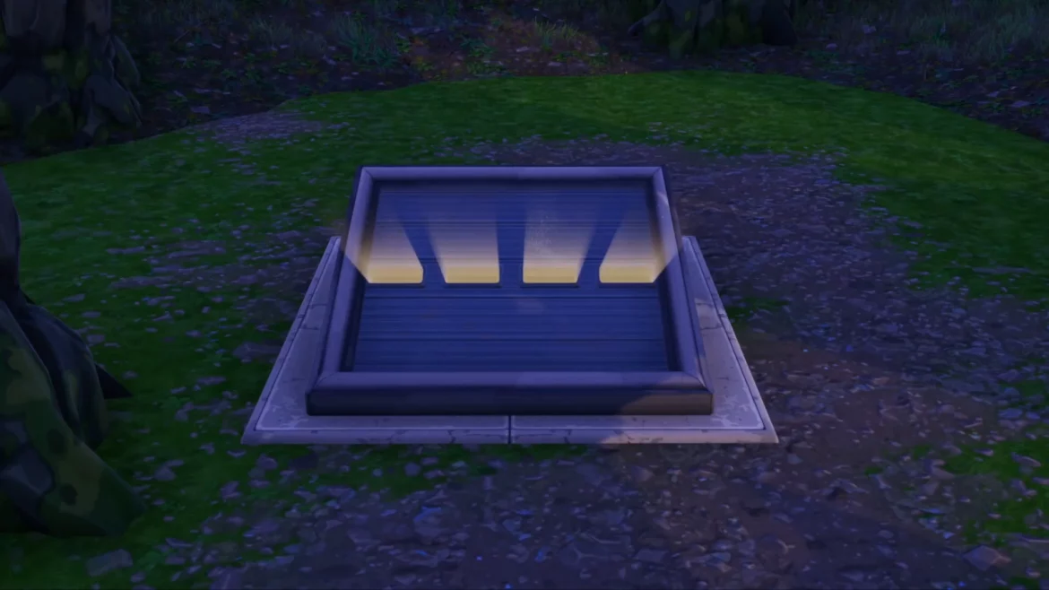 Bunker Fortnite clignotant
