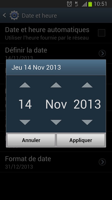 Date-smartphone-android