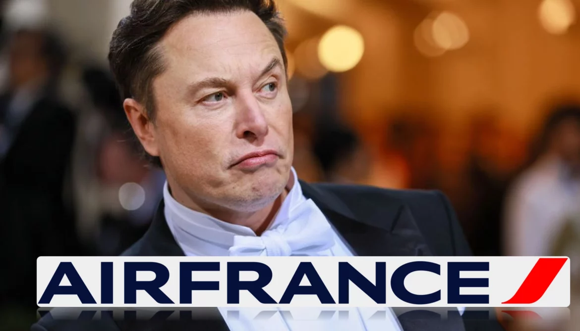 Elon Musk Air France joyeuses fêtes