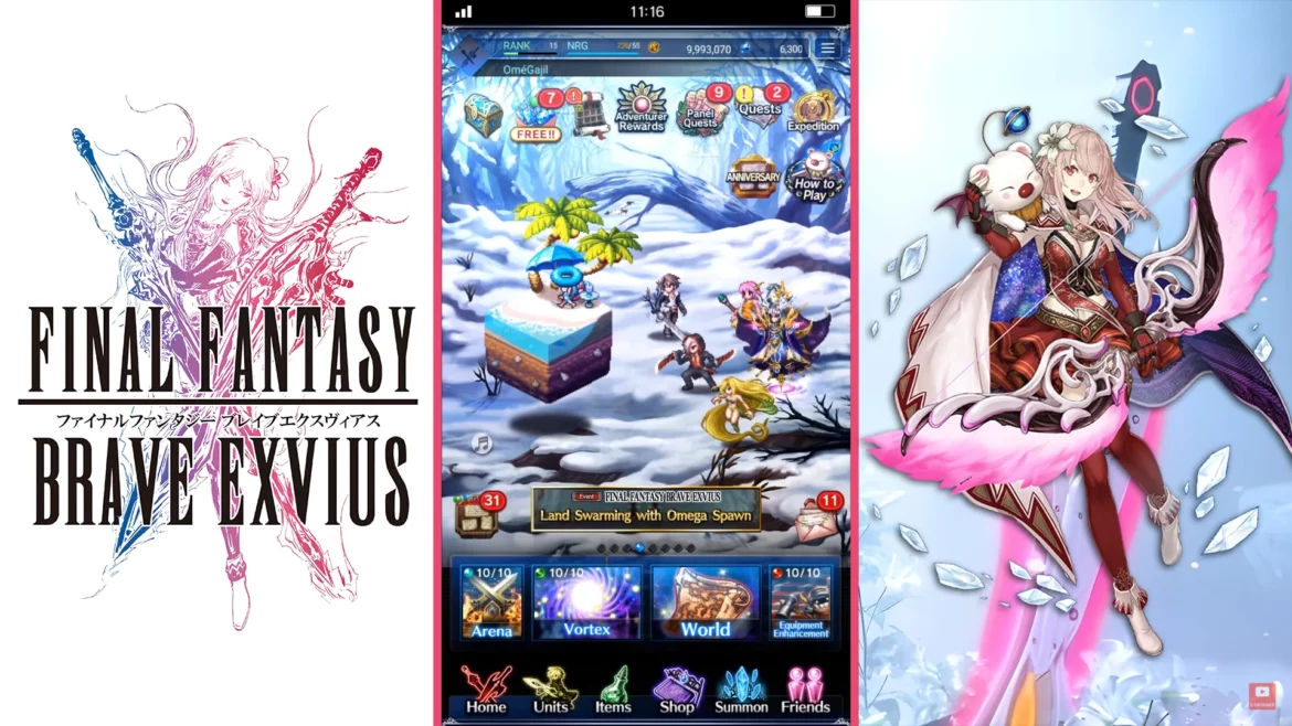Final Fantasy Brave Exvius fin service octobre 2025