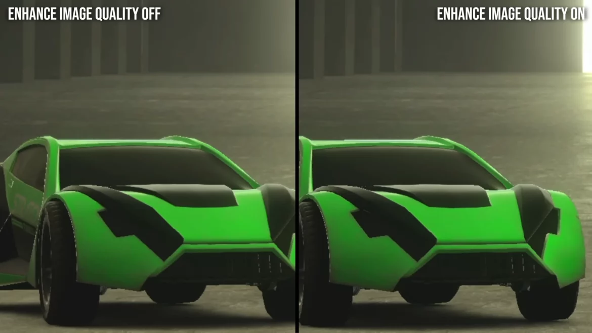 Fonction d'amélioration d'image PS5 Pro