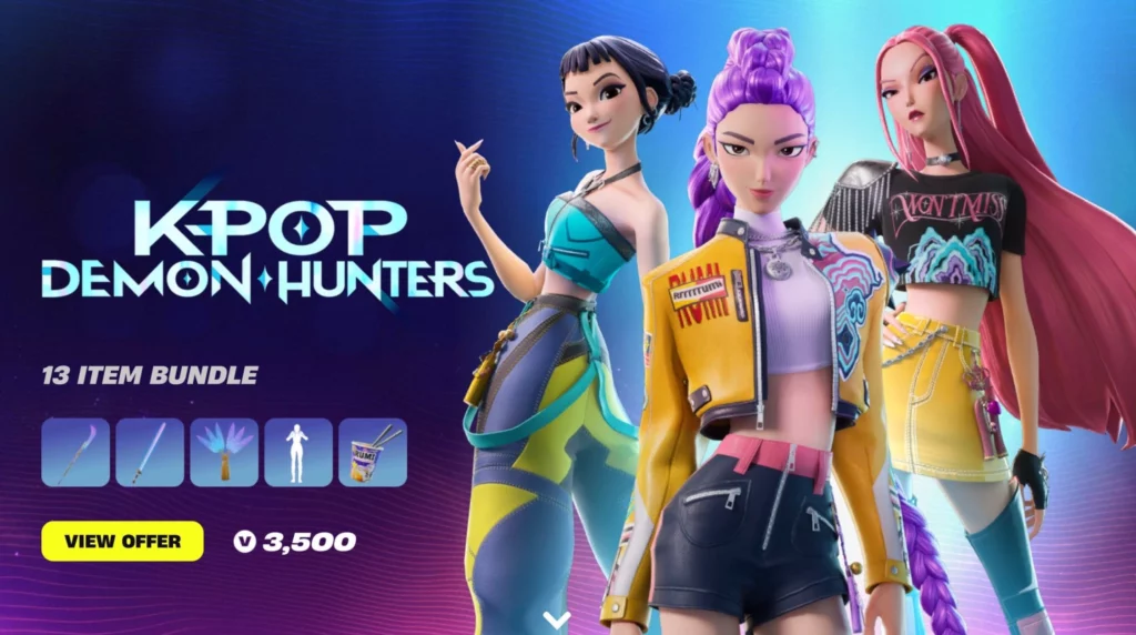 Fortnite KPop Demon Hunters