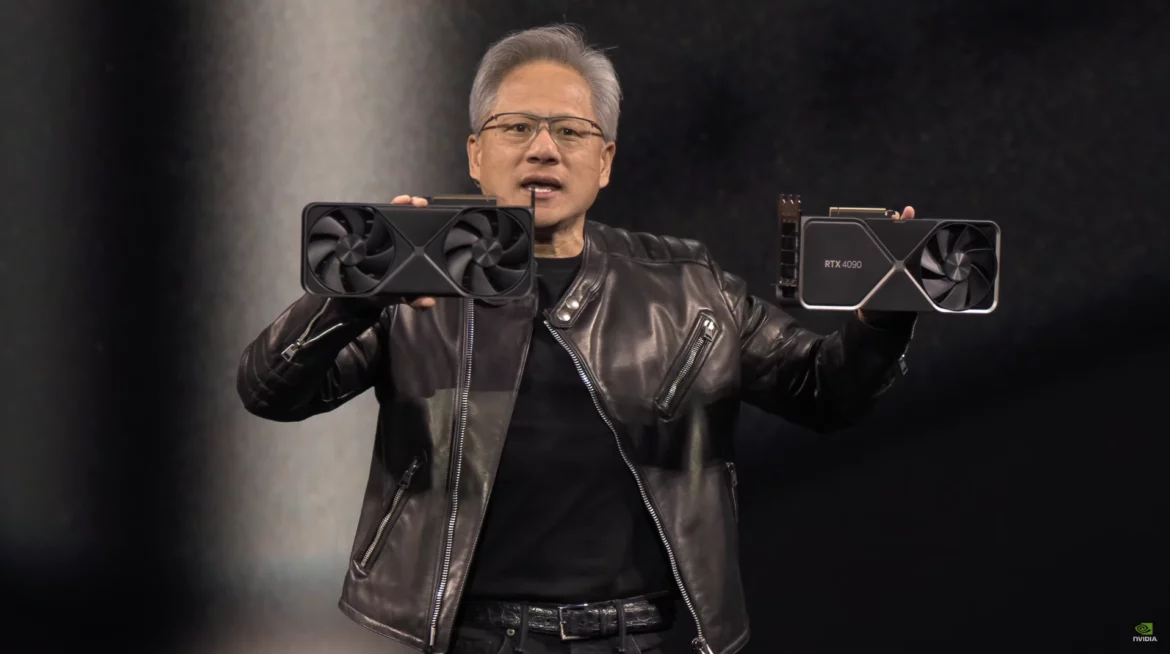 Jensen Huang lors du Nvidia GTC 2025 