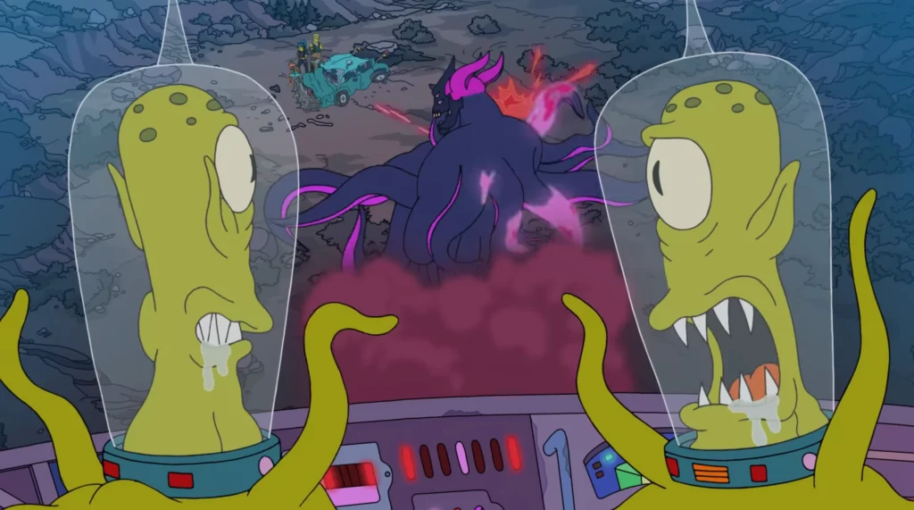 Kang et Kodos - Les Simpson Fortnite