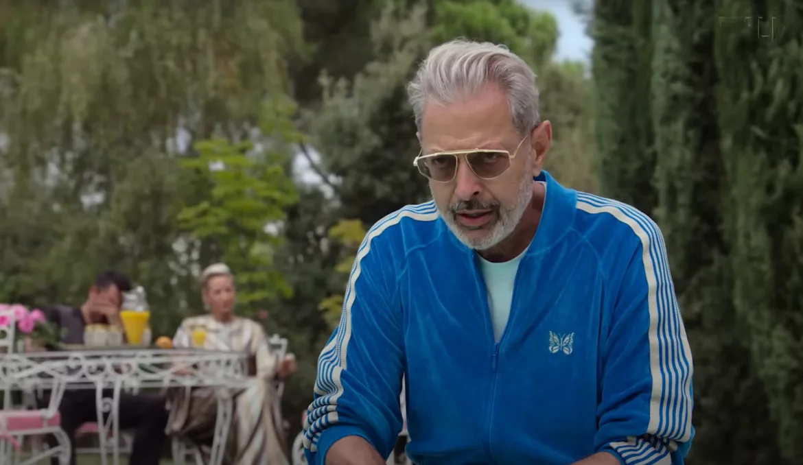 Jeff Goldblum dans le rôle de Zeus dans « Kaos » Jeff Goldblum dans le rôle de Zeus dans "Kaos"