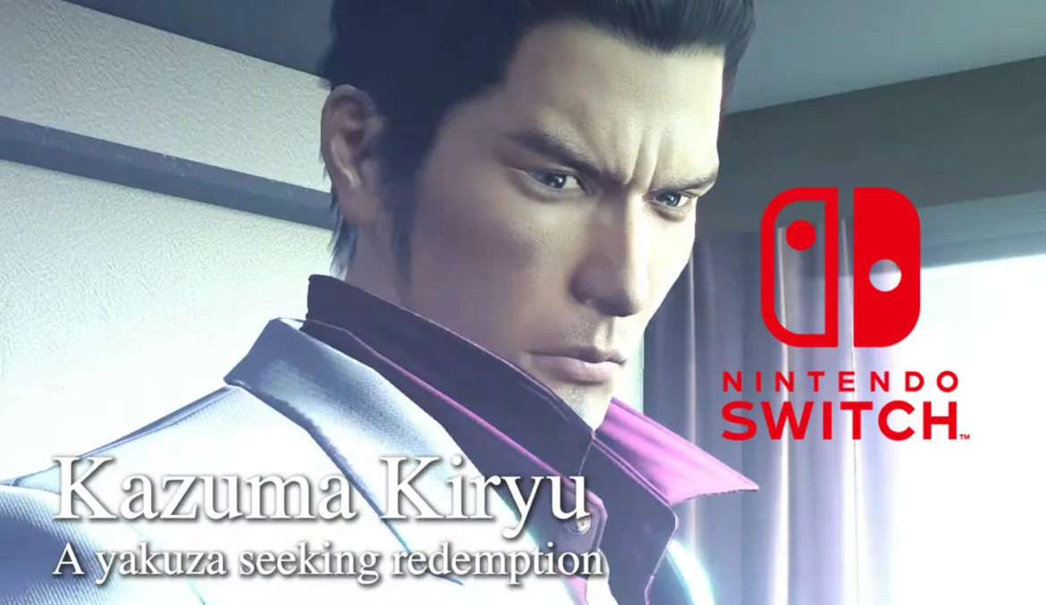 Kazuma Kiryu Yakuza Nintendo Switch