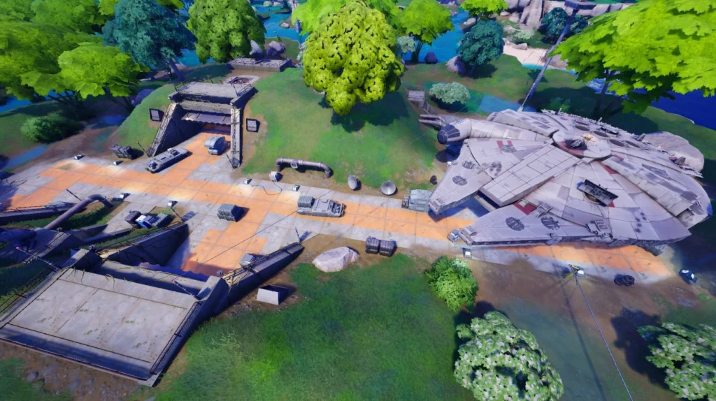 La Base de la Résistance - meilleurs endroits atterrir Fortnite Chapitre 6 Saison 3