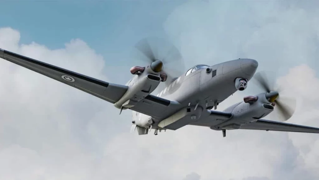 Laser militaire avion allemand