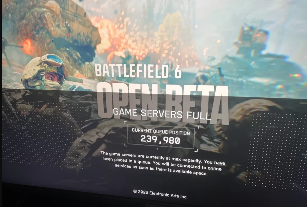 Les files d’attente - Battlefield 6 Bêta