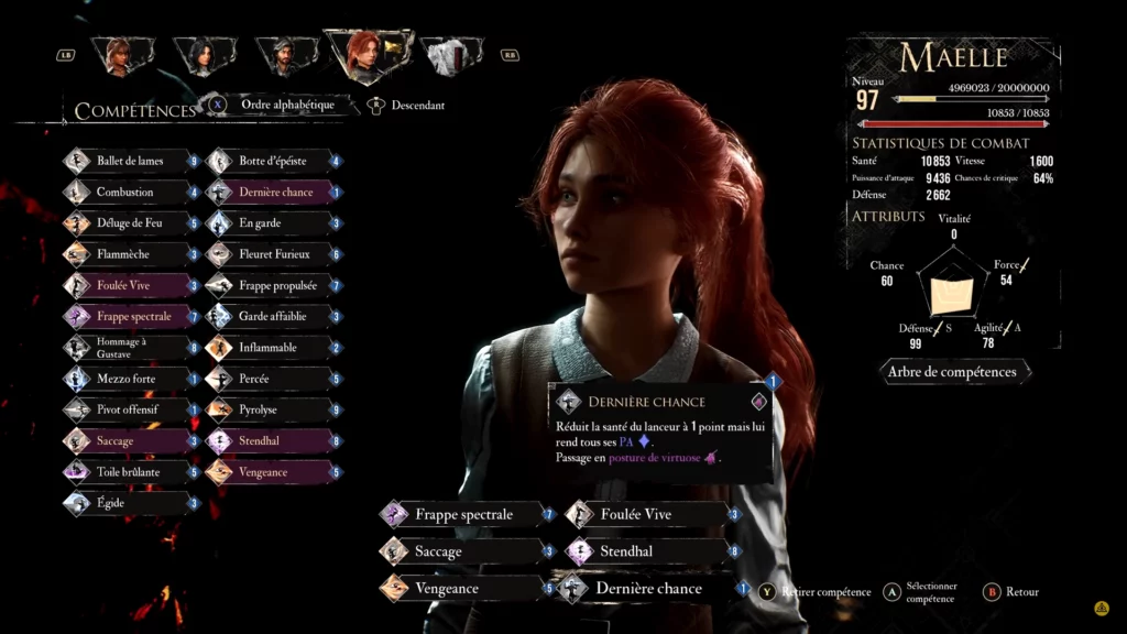 Maelle build Expedition 33 - Compétences