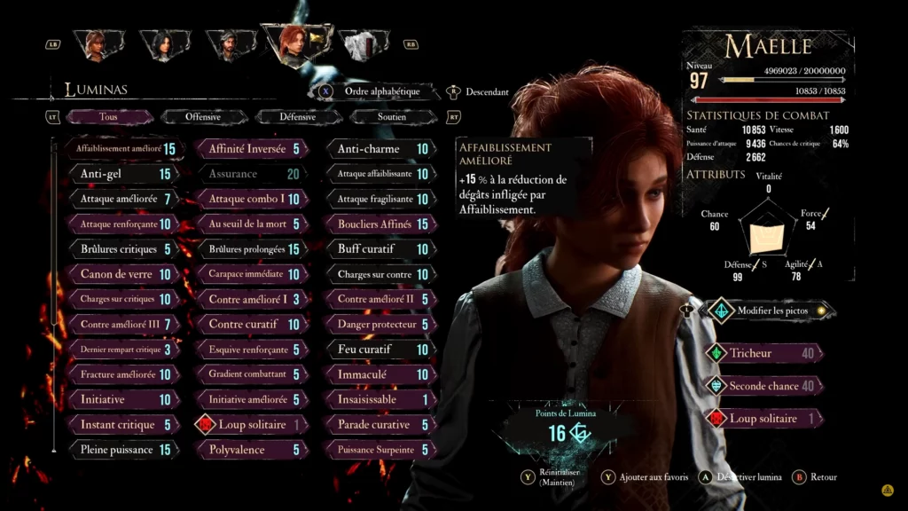 Maelle build Expedition 33 - Luminas