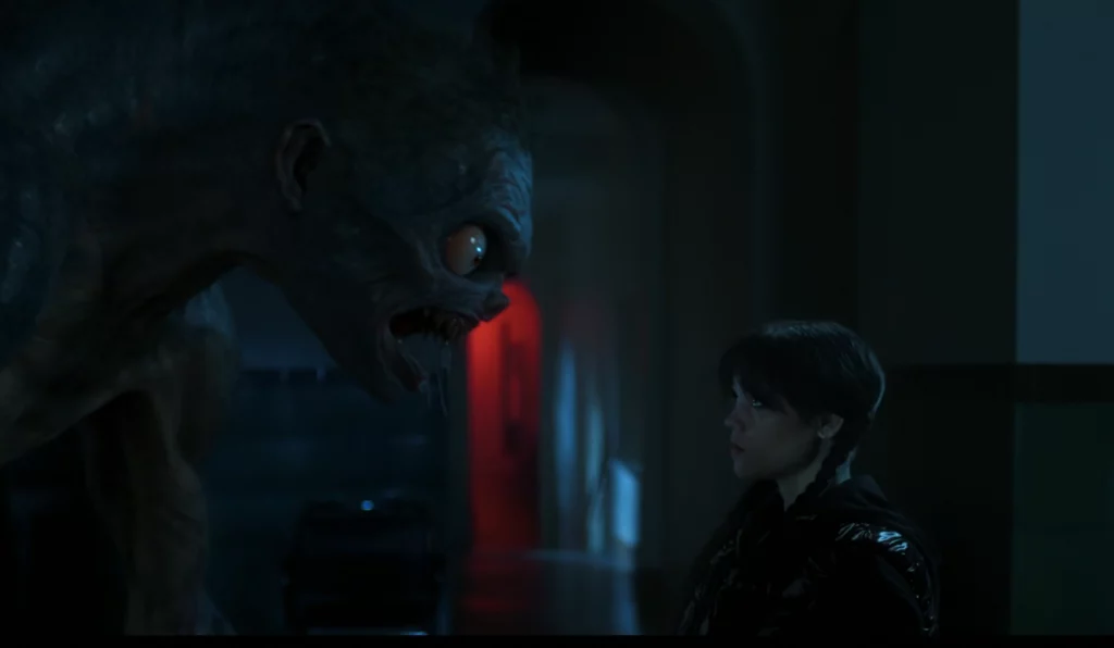 Mercredi Face au Hyde - Image Netflix
