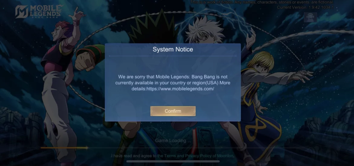 Mobile Legends Bang Bang interdit aux États-Unis