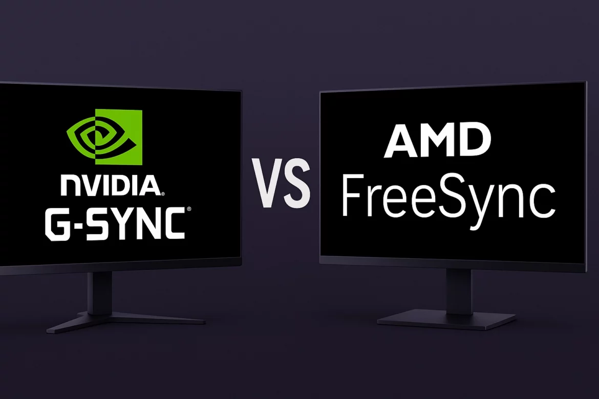 Nvidia G-Sync vs AMD FreeSync - image générée par IA