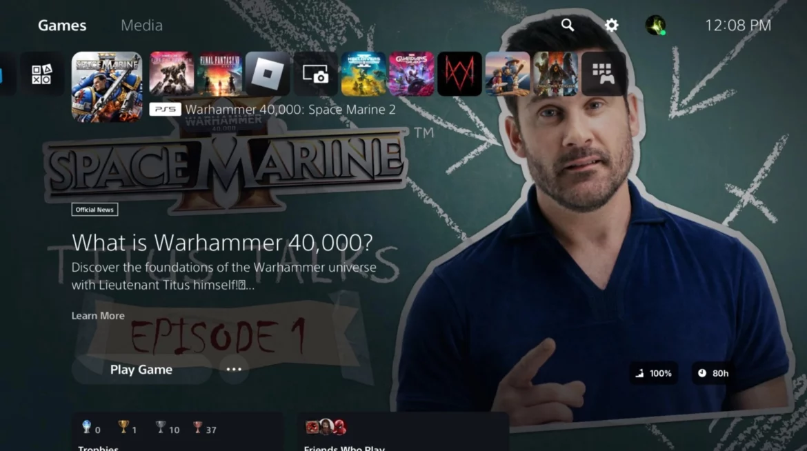 PS5 Firmware Update Publicités