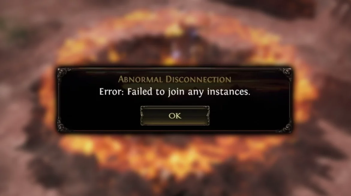 Path of Exile 2 – Erreur rejoindre une instance Path of Exile 2 - Erreur rejoindre une instance
