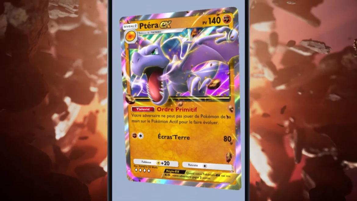 Pokémon TCG Pocket Île Fabuleuse - Ptéra EX