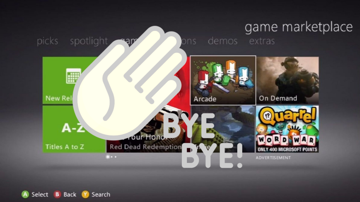 RIP Marketplace XBOX-360