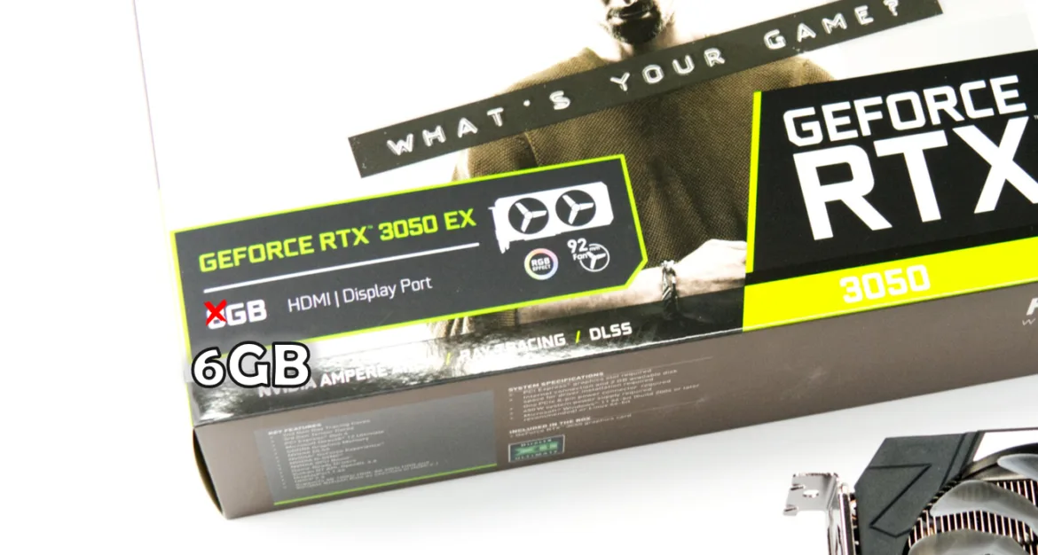 RTX 3050 6gb