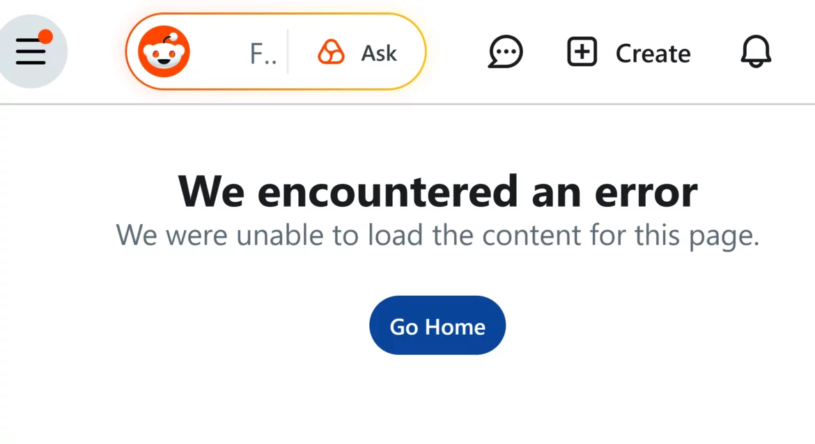 Reddit en panne