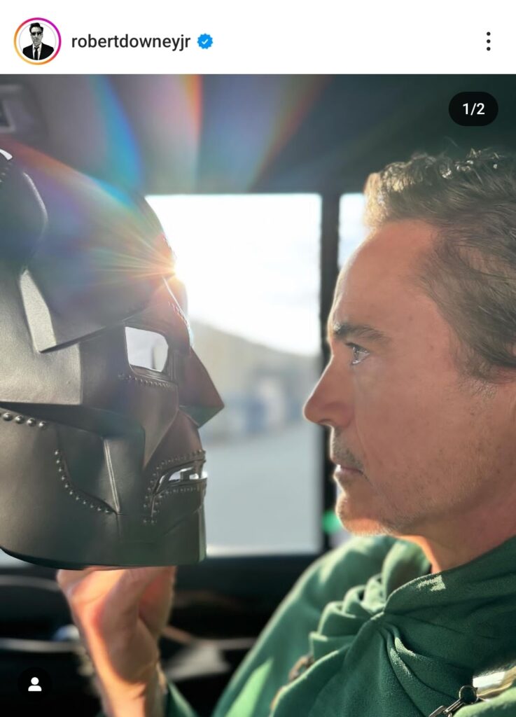 Robert Downey-Jr Instagram Doctor-Doom