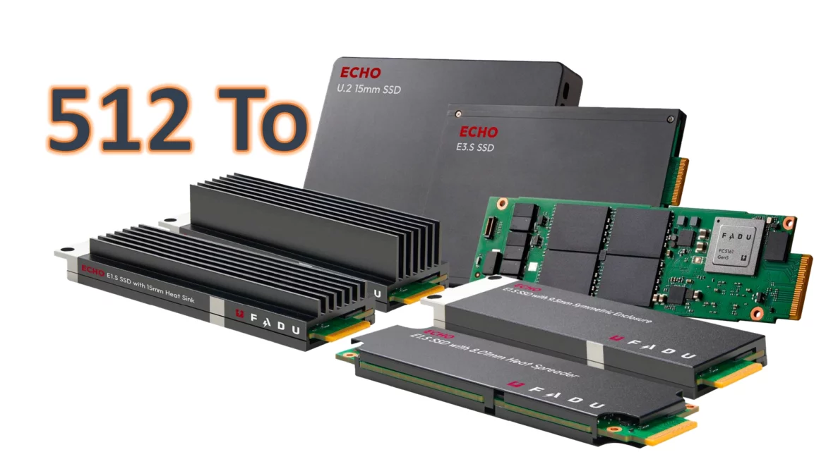 SSD PCIe 6.0 512 To à 28 GBs Meta et FADU