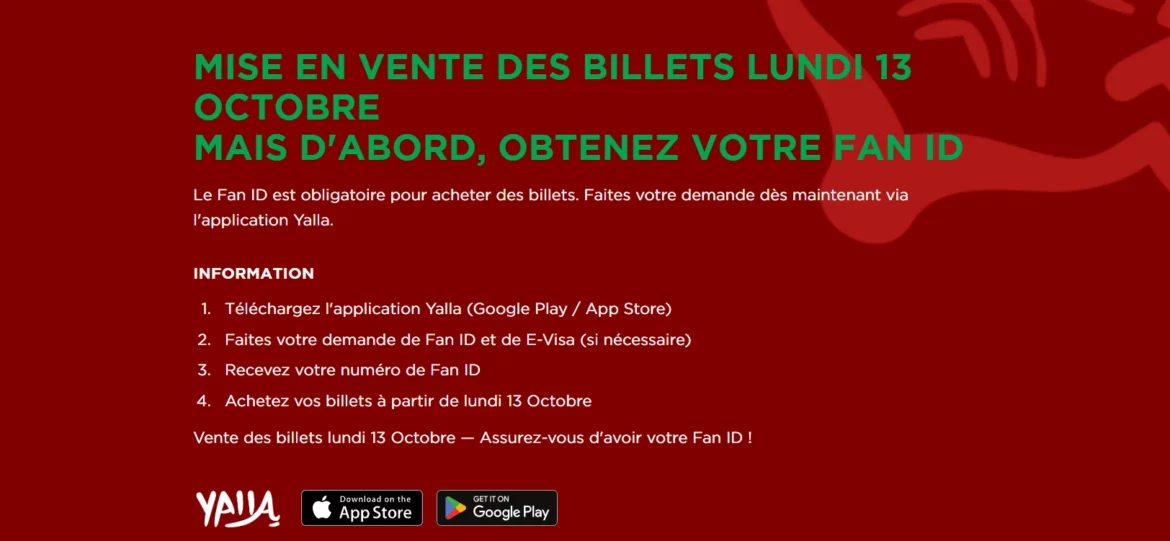 Site d achat des billets - CAN 2025