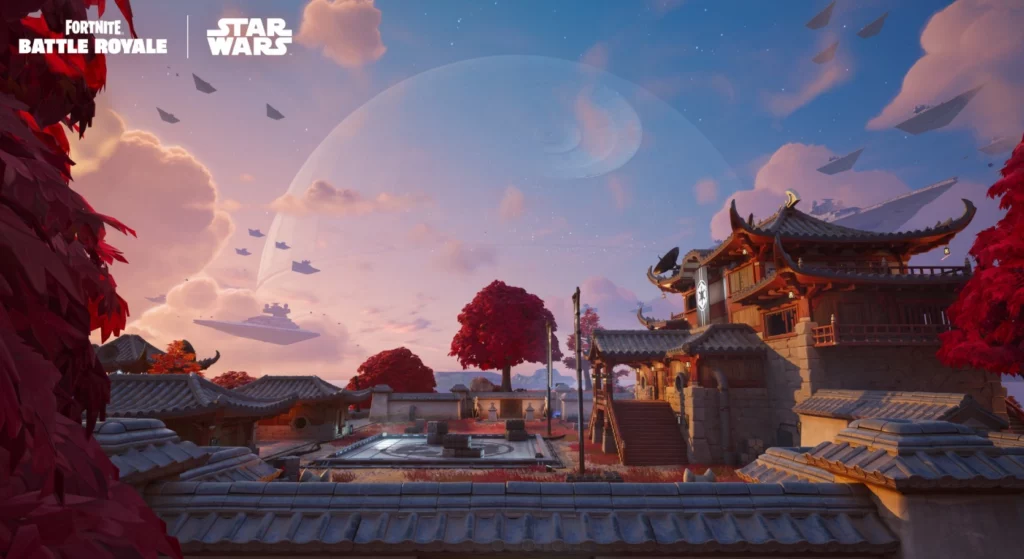 Solitude du Samouraï Vader - meilleurs endroits atterrir Fortnite Chapitre 6 Saison 3
