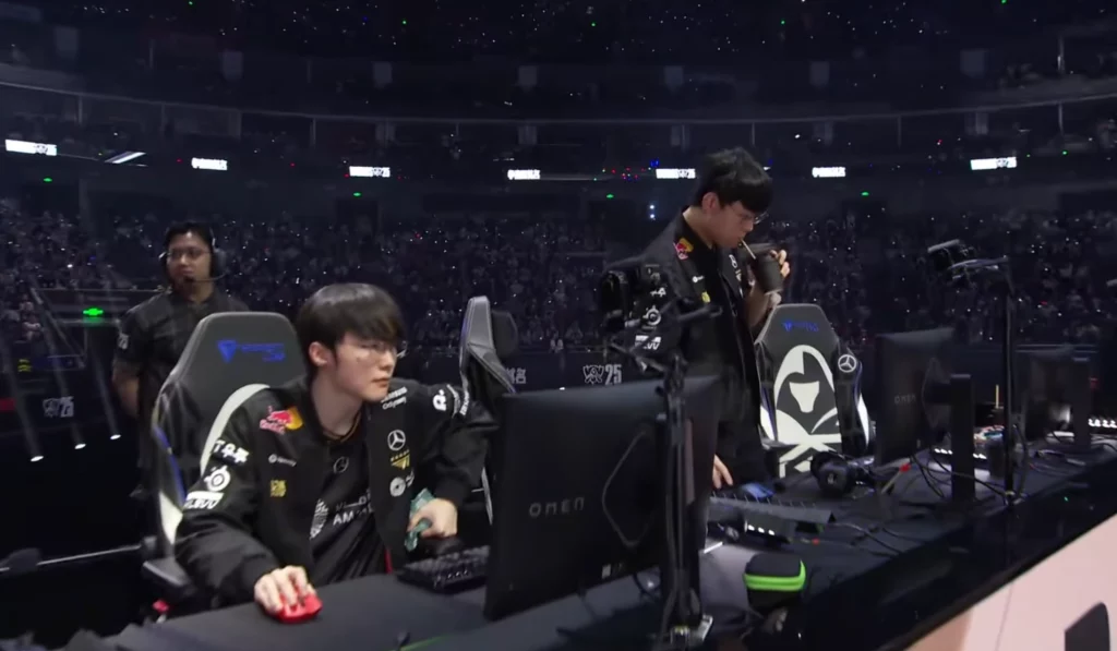 T1 balaie Top Esports et se qualifie pour la finale des Worlds 2025