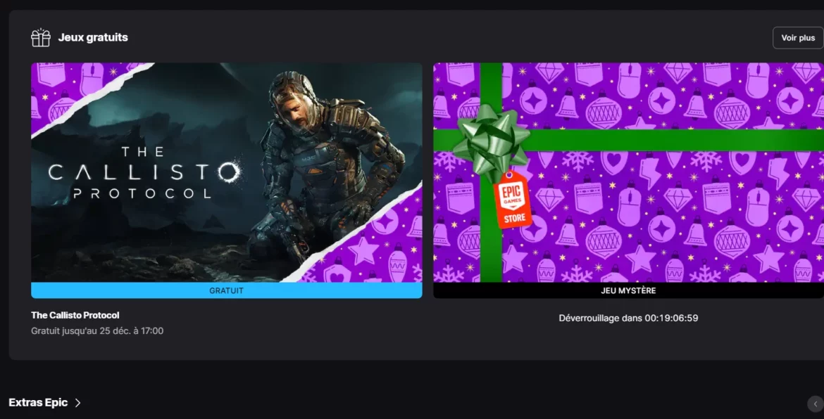 The Callisto Protocol gratuit Epic Games Store