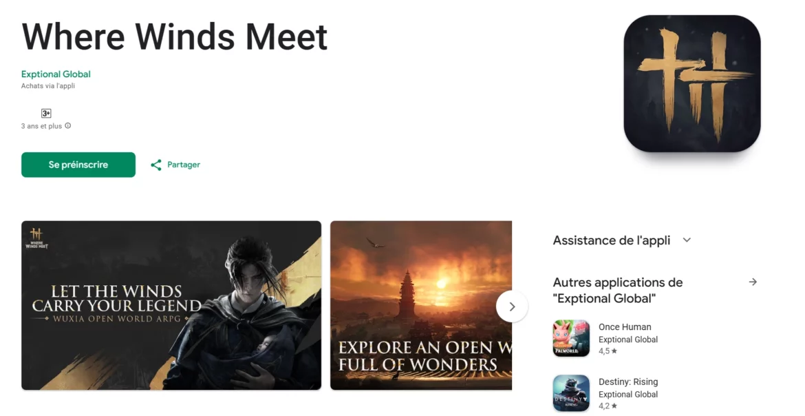 Where Winds Meet mobile