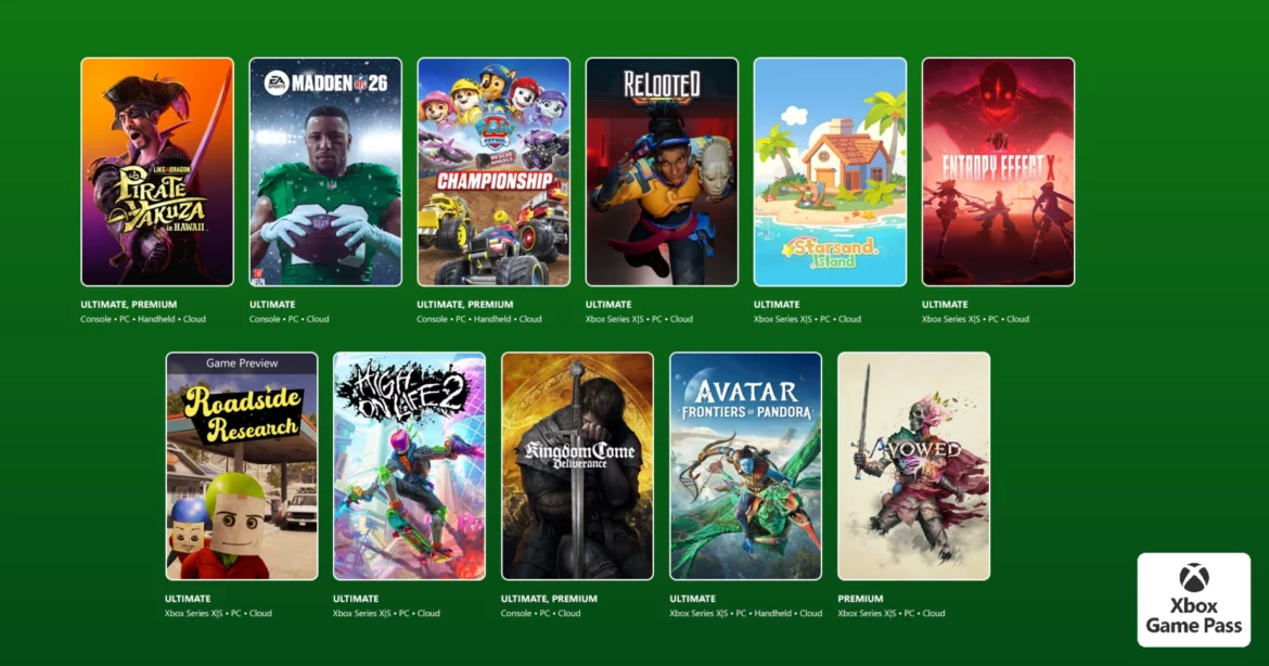 Xbox Game Pass février 2026
