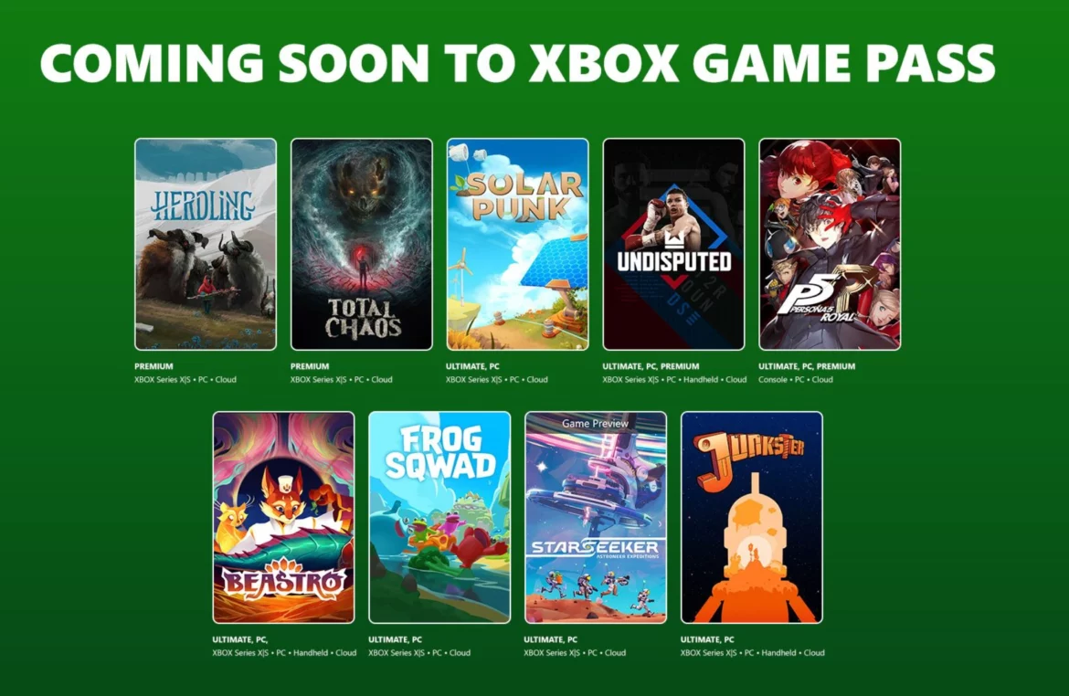 Xbox Game Pass juin 2026