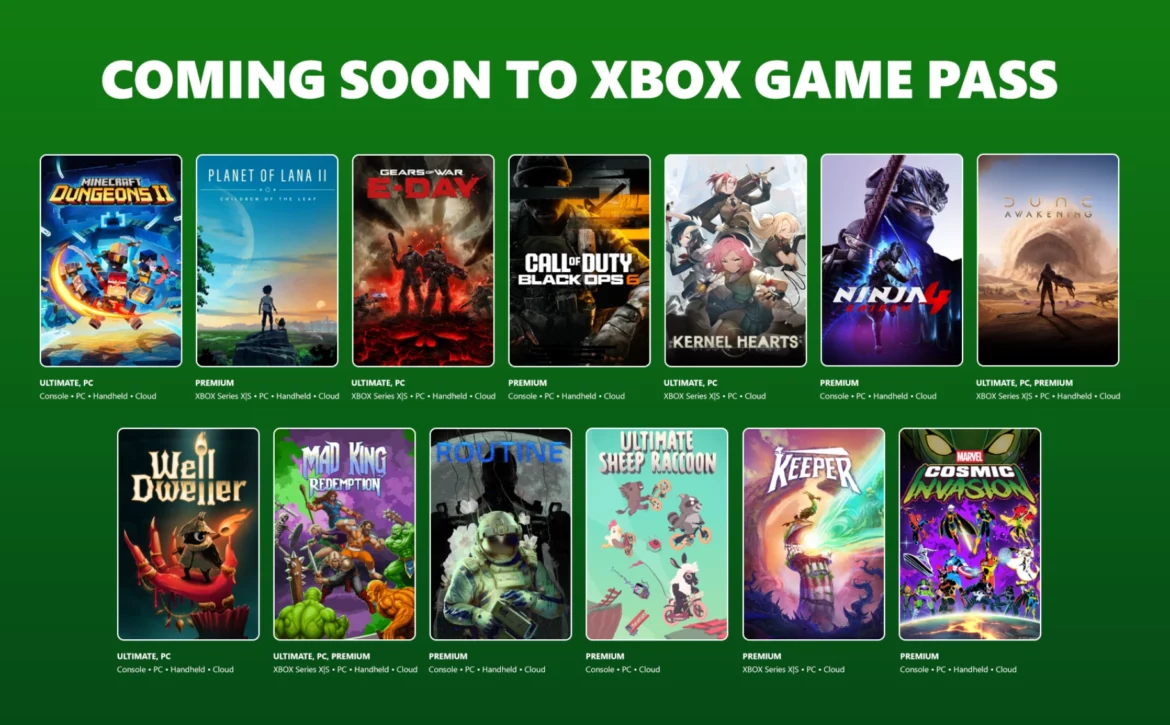Xbox Game Pass septembre 2026
