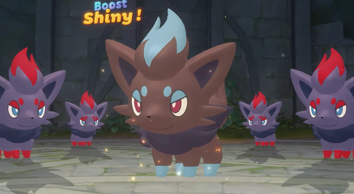Zorua shiny visible avant capture