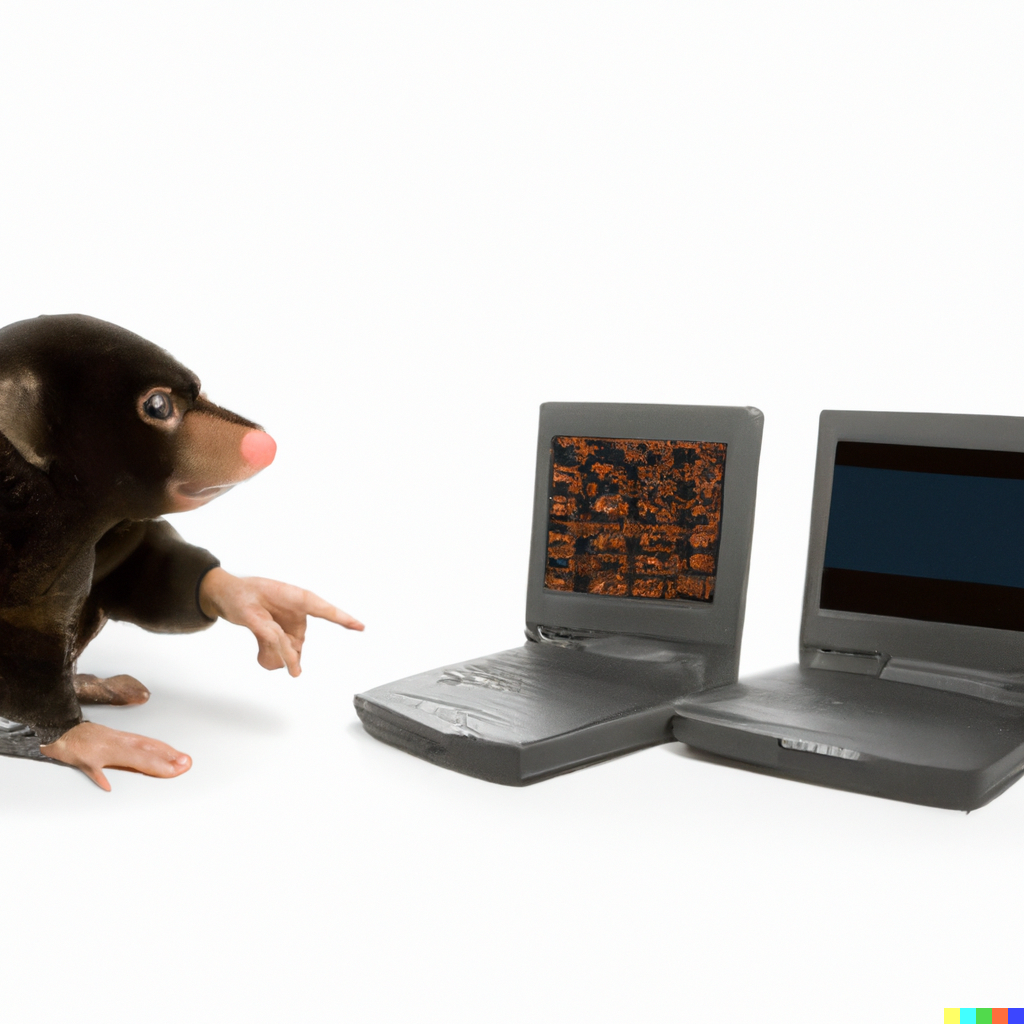 a mole looking at portable PCs and thinking what one to buy