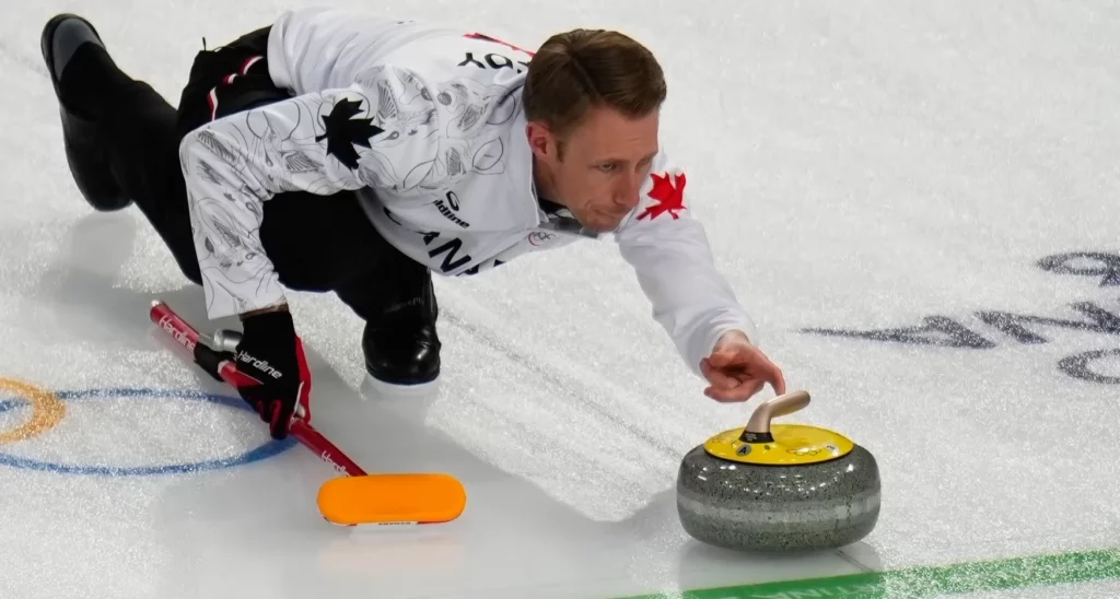 curling triche JO 2026, double contact curling