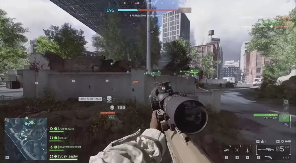 meilleur sniper Battlefield RedSec - PSR