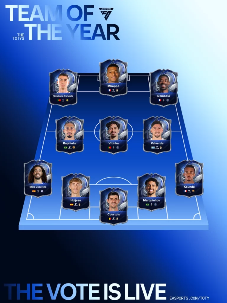 nommés TOTY EA Sports FC 26 - Le vote du Geek