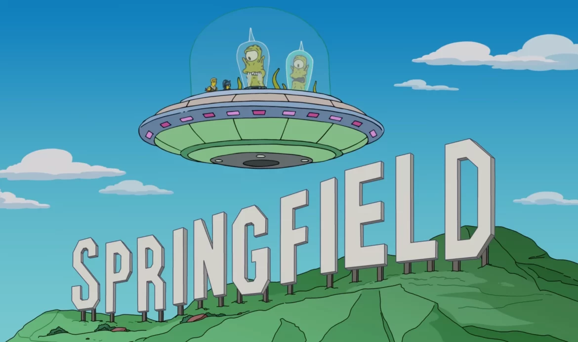 planeur Kang et Kodos - Les Simpson Fortnite