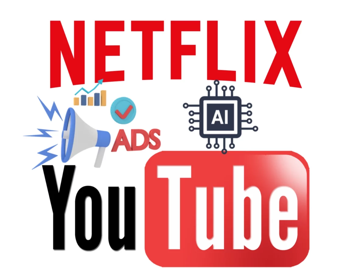 Publicités IA Netflix YouTube