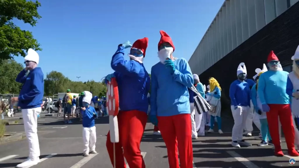 Record mondial Schtroumpfs Landerneau