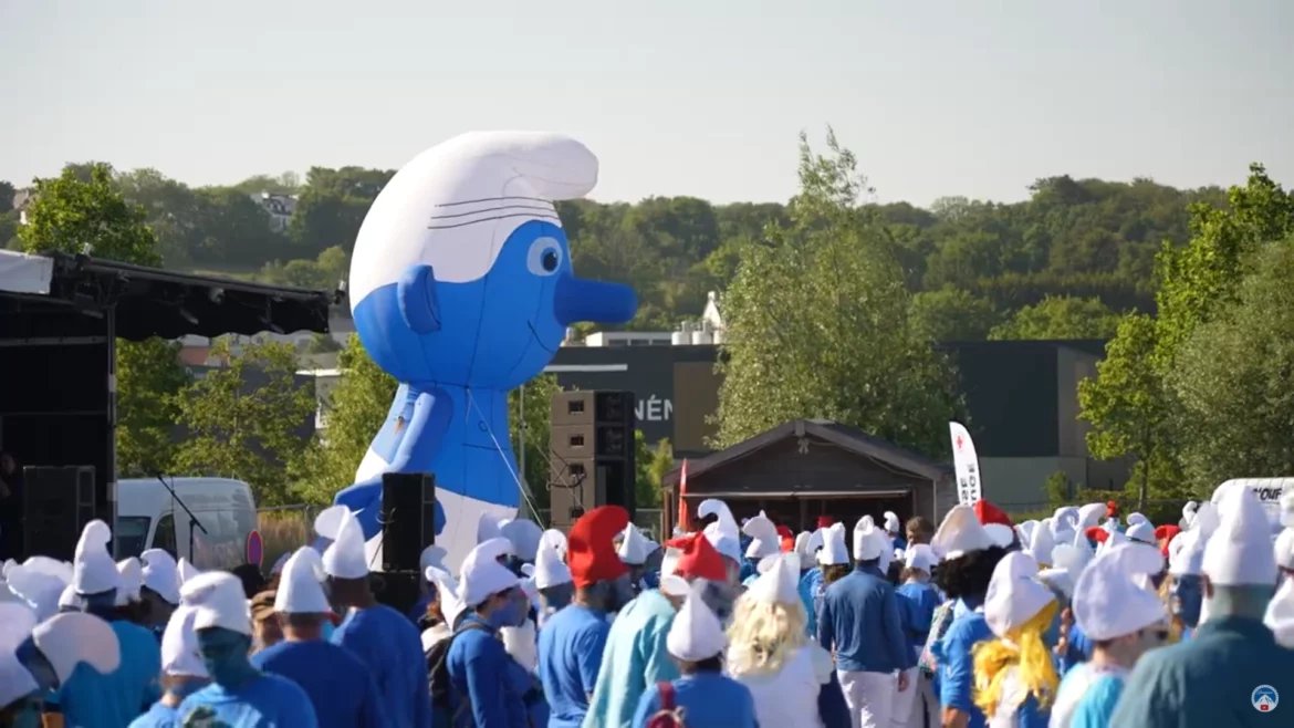 Record mondial Schtroumpfs Landerneau